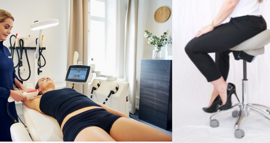 The Science Behind Ergonomic Seating in Electrolysis: How Saddle Stools Can Reduce Back Pain and Increase Comfort