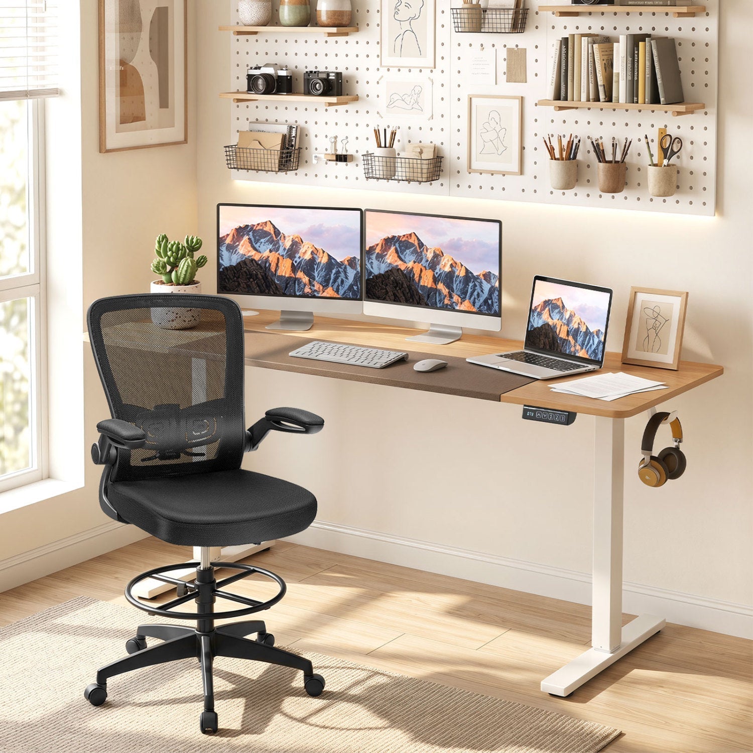 Electric Standing Desk 63x24 Inch with Memory Presets