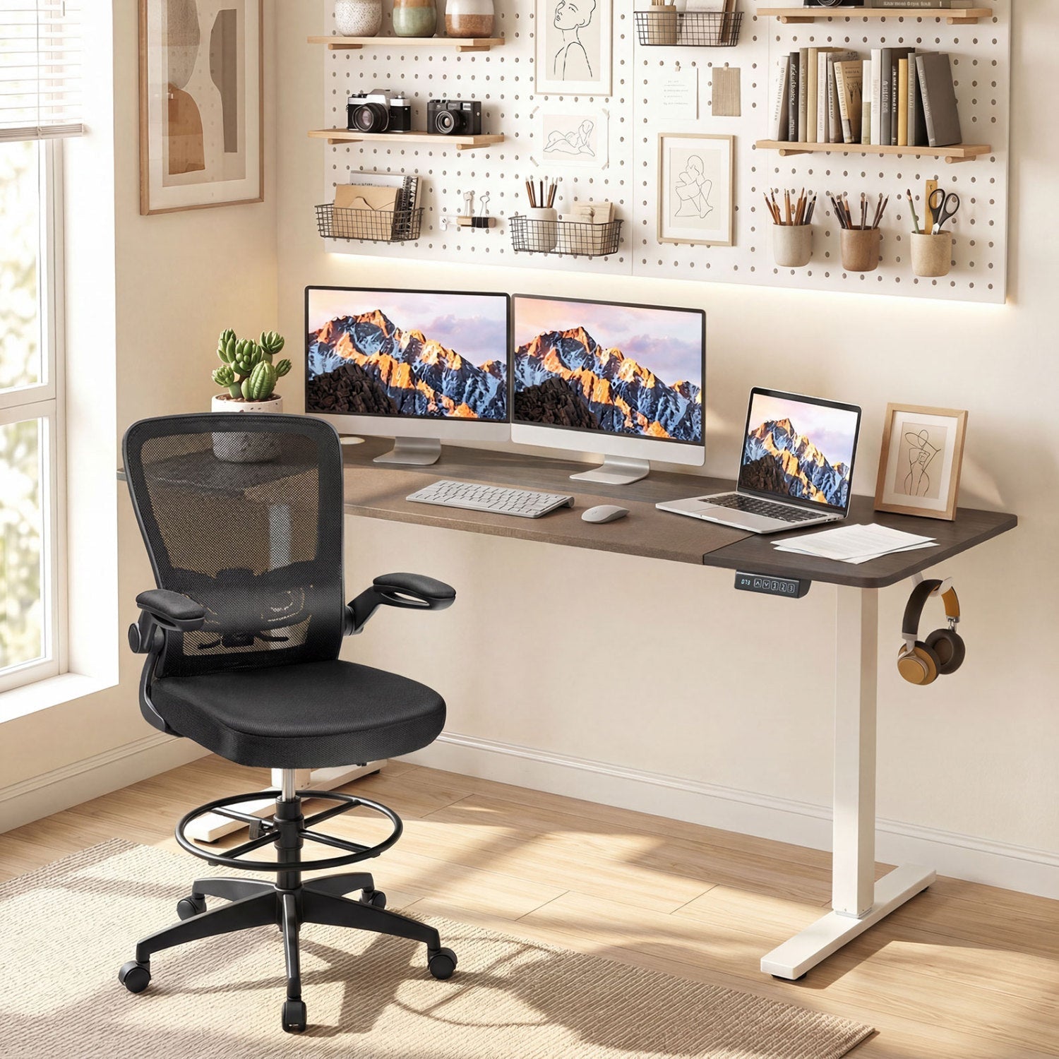 Electric Standing Desk 63x24 Inch with Memory Presets