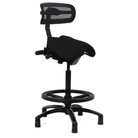 PERFORMER  STUDIO STOOL WITH BACKREST