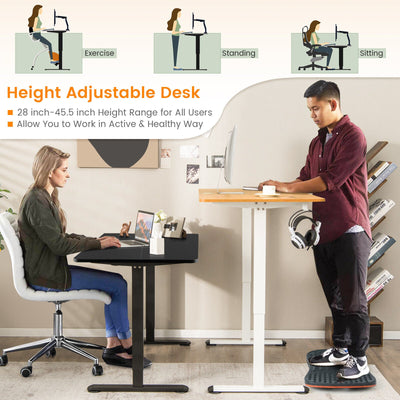 Electric Standing Desk Adjustable Stand up Computer Desk Anti-collision