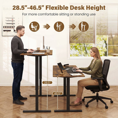Electric Standing Desk 63x24 Inch with Memory Presets