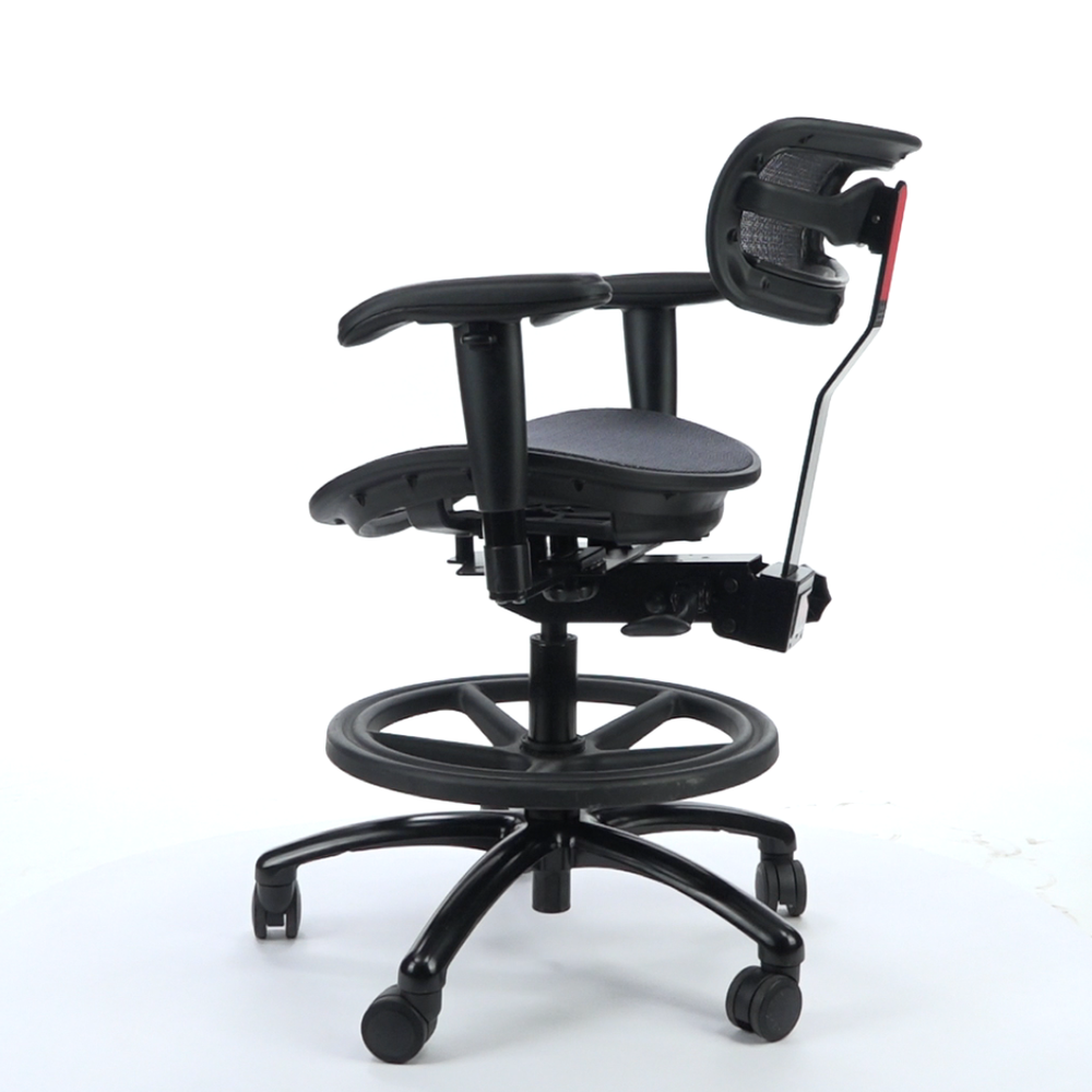 Stealth Standard Music Engineer Chair with Standard back and casters ...