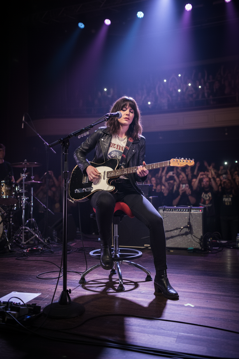 Performer Stealth Chair Series Studio Stool With Backrest