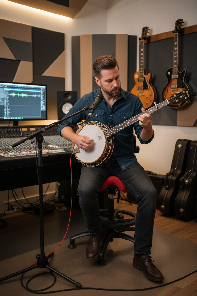 Performer Stealth Chair Series Studio Stool With Backrest