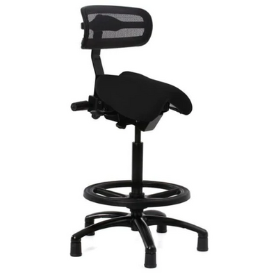 PERFORMER  STUDIO STOOL WITH BACKREST