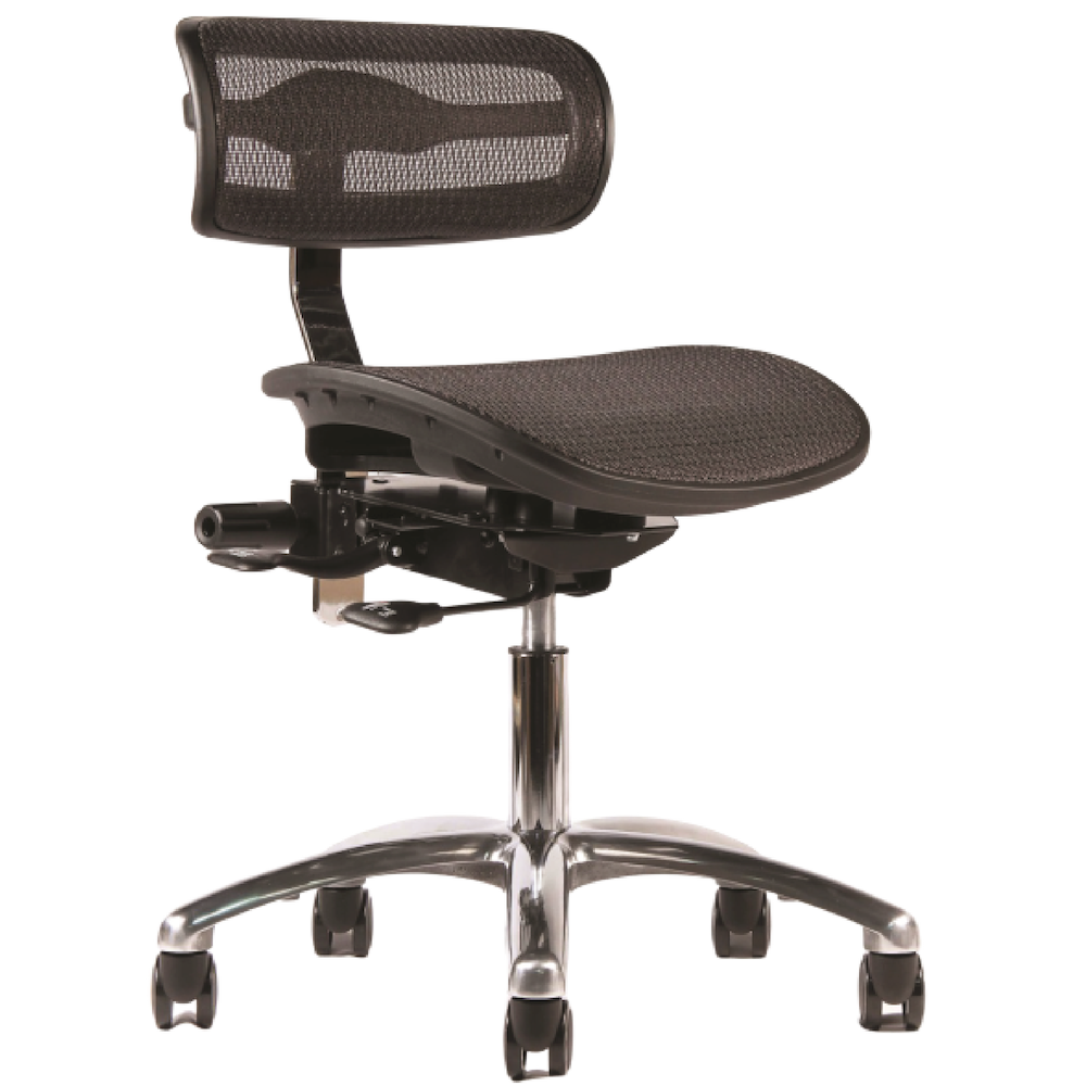 Ergonomic Chair chrome and black