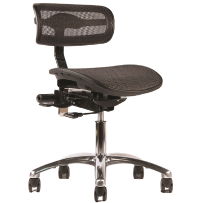 Ergonomic Chair chrome and black