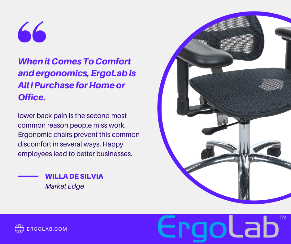 Chairs with leather that are not sweaty and ergonomic