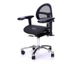 ergonomic chair with padded arms for home or office 