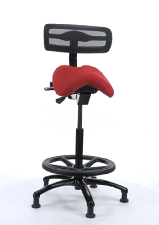 PERFORMER  STUDIO STOOL WITH BACKREST